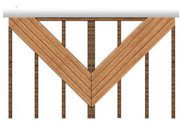 v shaped decking pattern